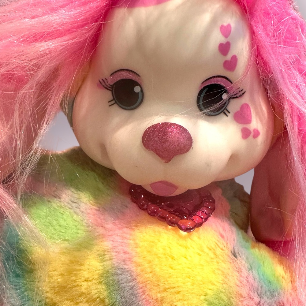 2016 Puppy Surprise Colorful Rainbow Glitter Stuffed Animal Toy - Picture 5 of 12